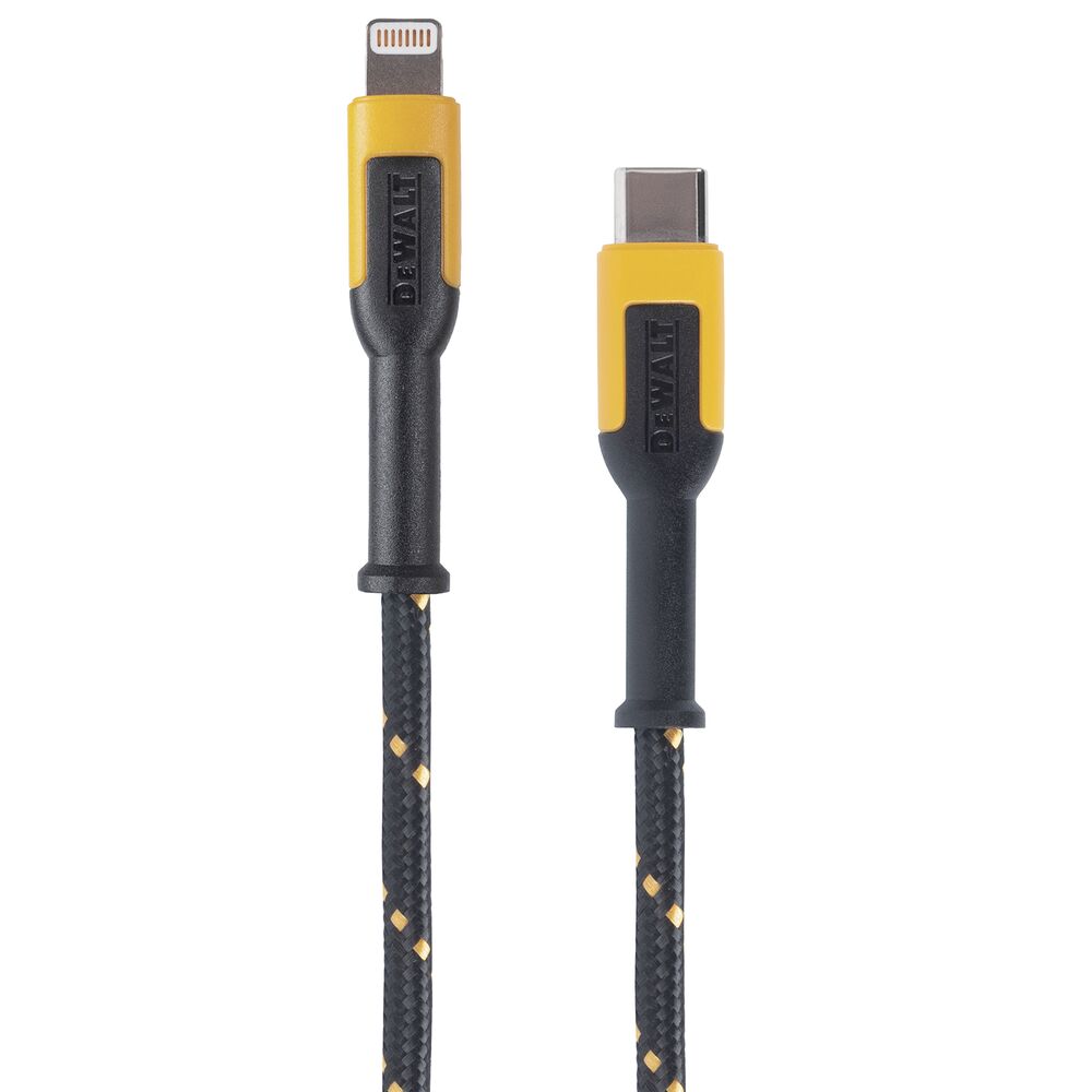 Profile of charging cable of atomic 20 volt five eighths inch brushless cordless S D S plus rotary hammer kit.