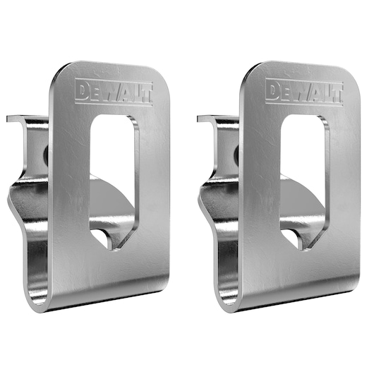 2 Belt Hooks on white