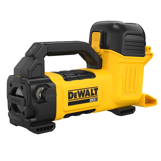 DEWALT Transfer Pump viewed from front left side.