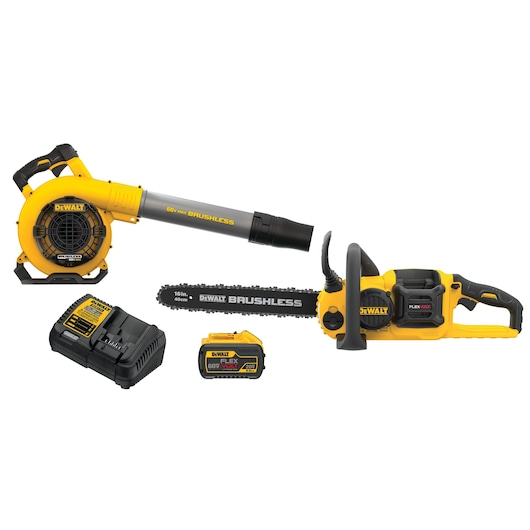 60V MAX* 16 in. Brushless Cordless Chainsaw and Blower Kit