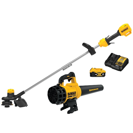 20V MAX* Cordless String Trimmer and Brushless Cordless Blower Combo Kit
