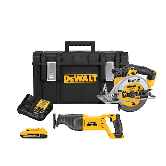 20V MAX* Cordless Circular and Reciprocating Saw Combo Kit with TOUGHSYSTEM®