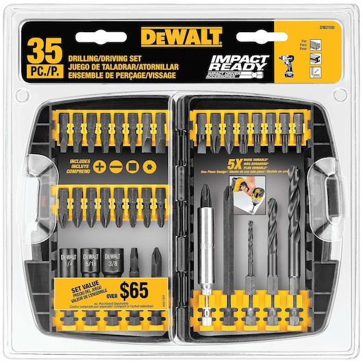 35 Pc. IMPACT READY® Drilling/Fastening Set