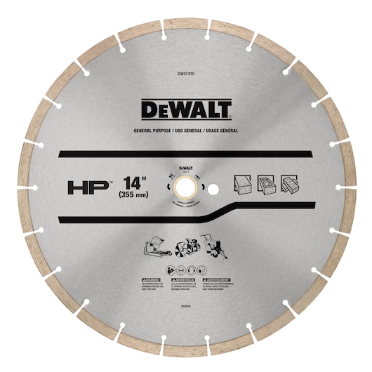 General purpose segmented diamond blade.