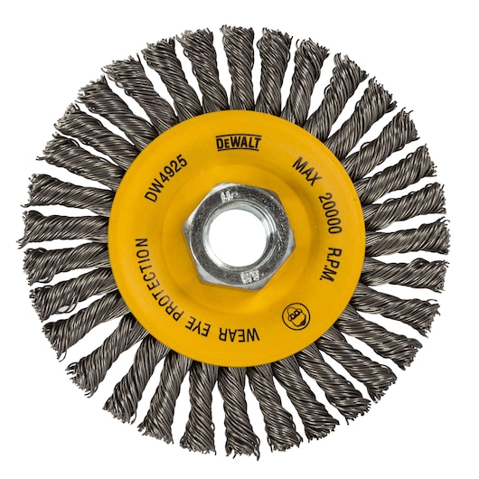 4 inch HP wire wheels.