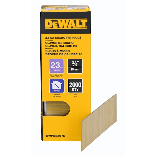 23GA Pin Nails - 3/4" (2,000 Pack)