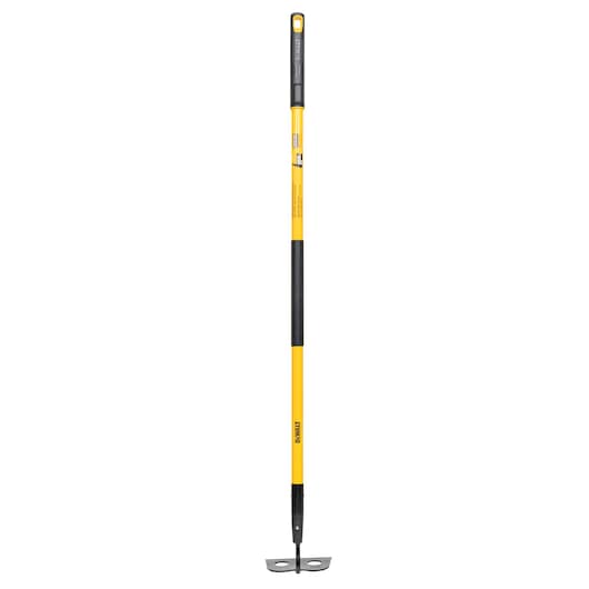 53 inch Fiberglass Handle Mortar Hoe on white background